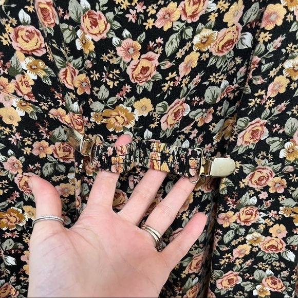 VINTAGE 90s My Michelle Floral midi dress Size 9/10 fits like a small - Picture 8 of 14